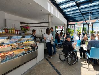 Blick in das Bistro Simplex