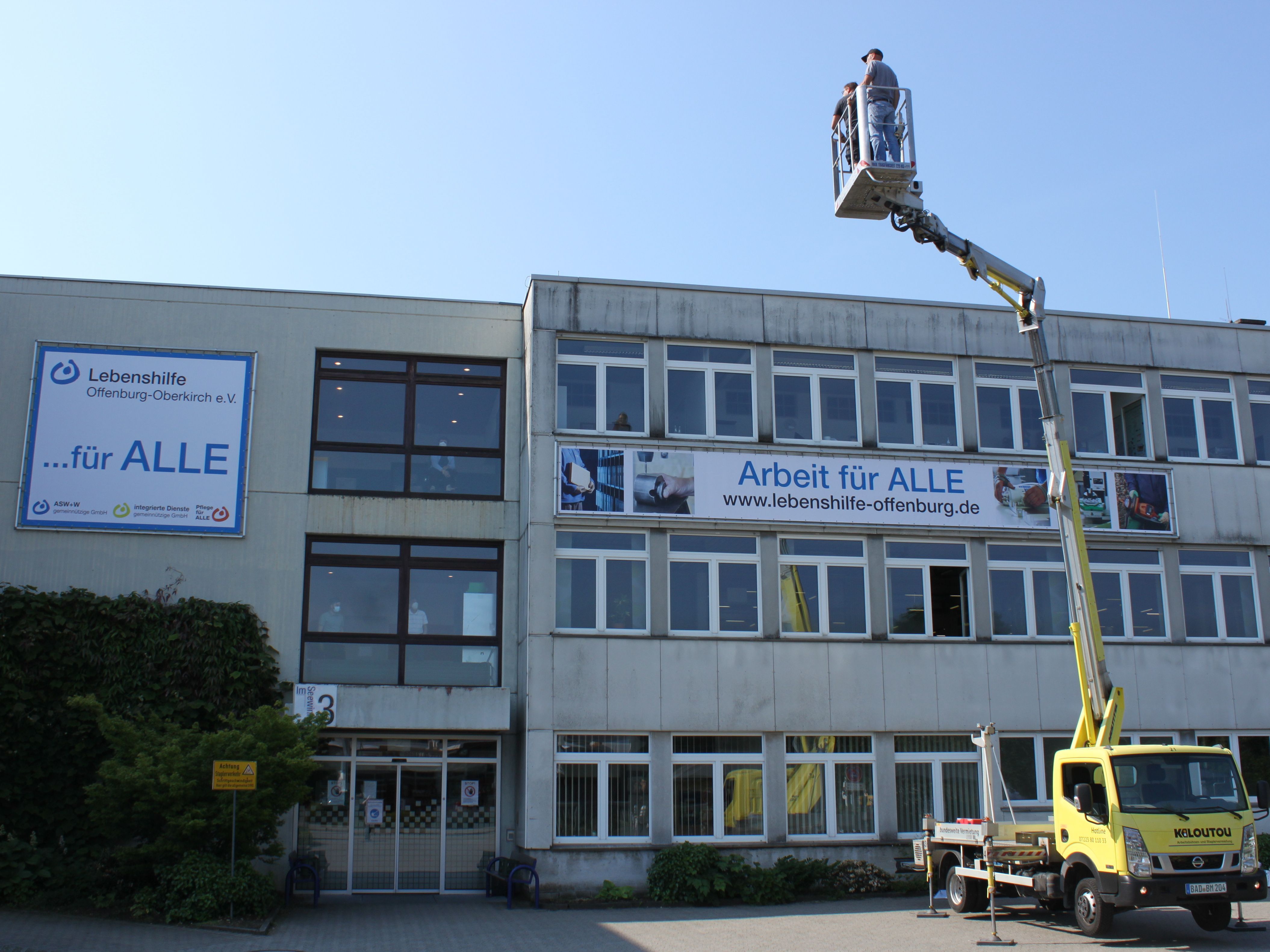 Fassade des Gebäudes im Seewinkel