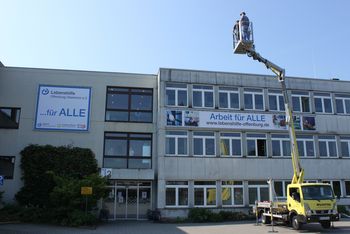 Fassade des Gebäudes im Seewinkel
